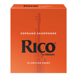 Caja de 10 cañas D'ADDARIO Rico para Saxofón Soprano